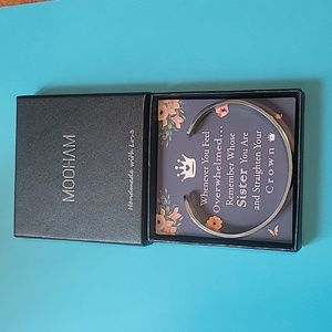 Mooham Sister Silver Metal Bracelet